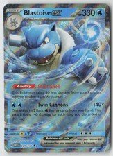 Blastoise ex - 009/165 - SV: Scarlet & Violet 151 Holo - PTCG