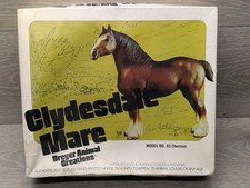 Breyer Clydesdale Mare Model 83 Chestnut Vintage Traditional Horse w/ Box