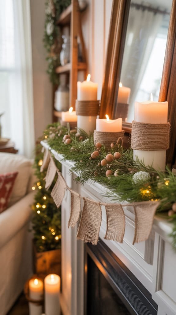 burlap twine rustic accents