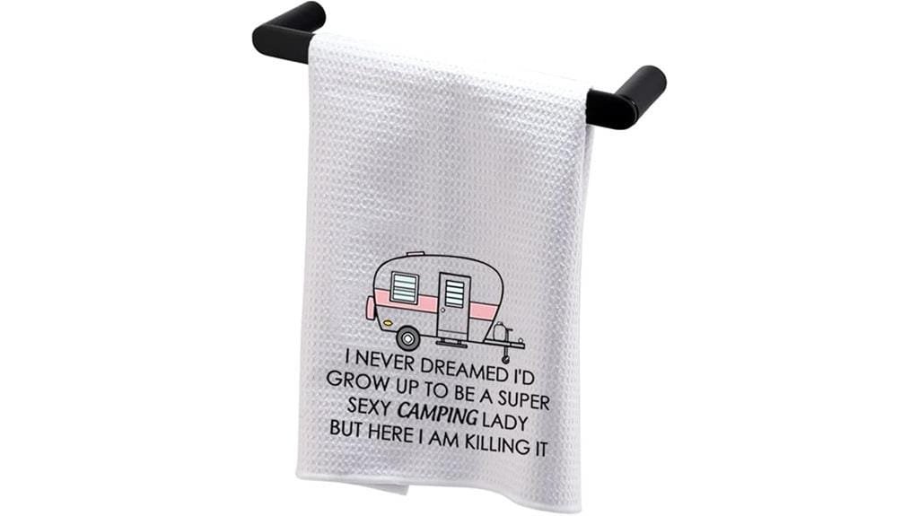 camping kitchen towel gift
