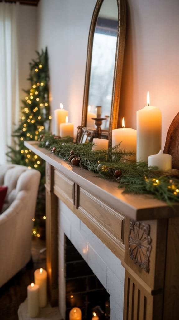 candle arrangement for ambiance