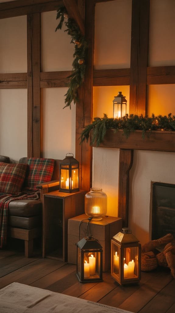 candlelight creates cozy ambiance