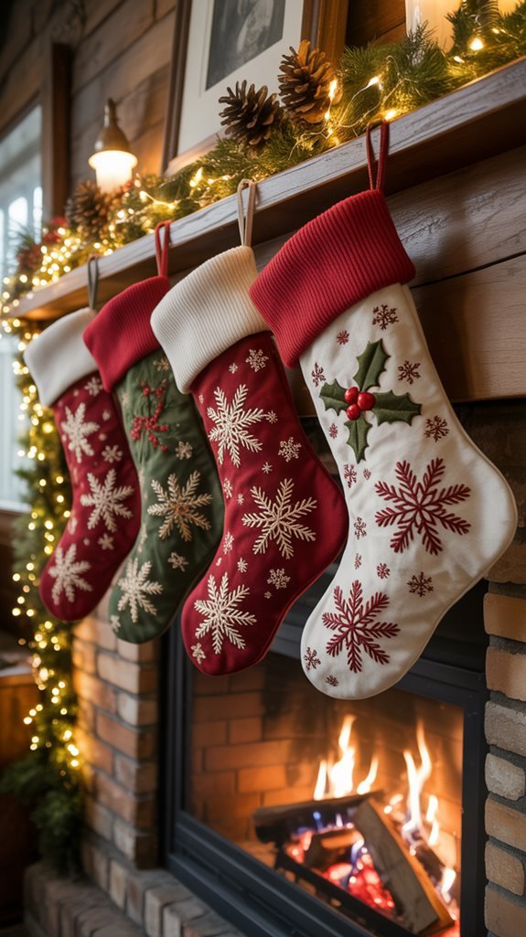 charming vintage christmas stockings