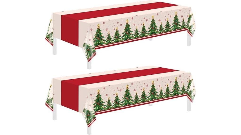 christmas party tablecloths pack