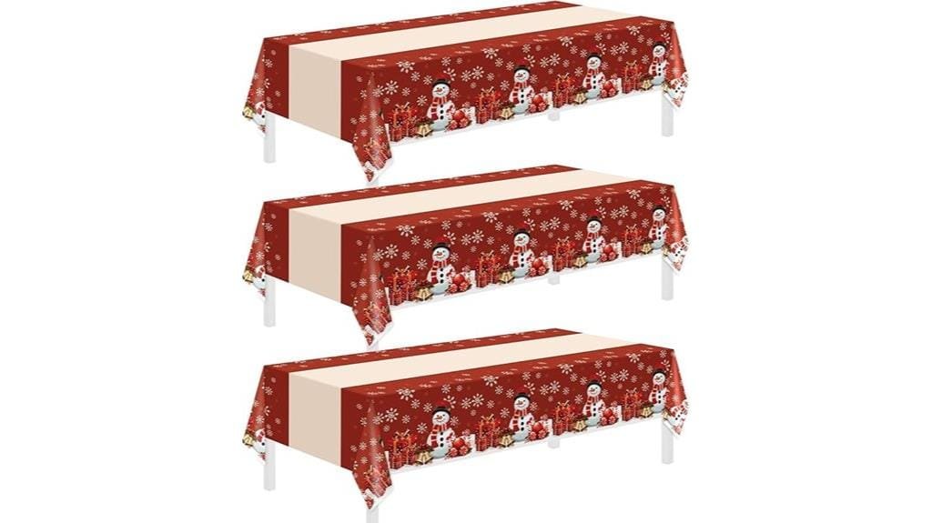 christmas party tablecloths set