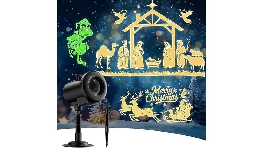 christmas projector light display