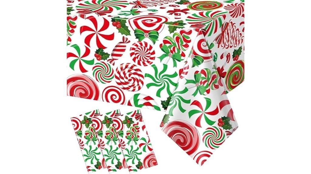 christmas tablecloth party set