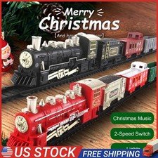 Christmas Train Set, Train Toy with Sound and Lights , Toy Train Set Under