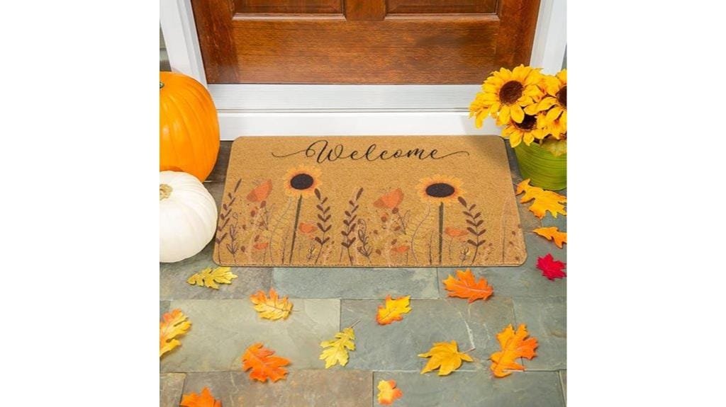 coir non slip welcome mat