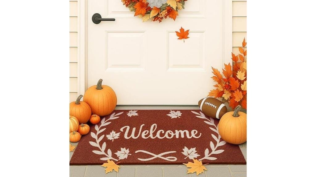 coir welcome doormat design