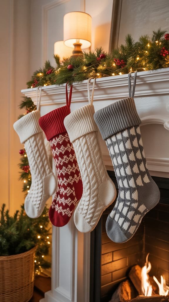 complementary stockings and accents