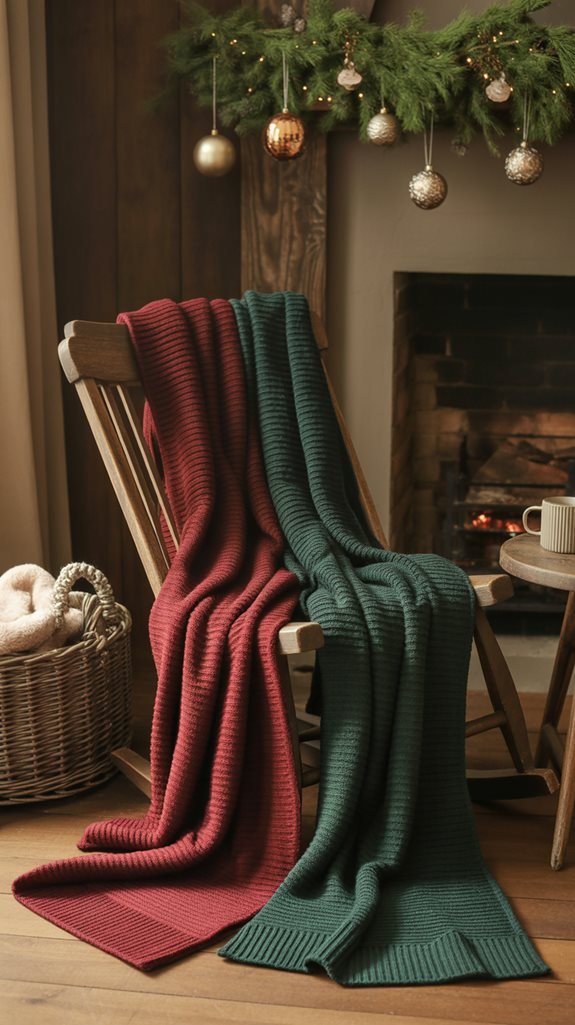 cozy blankets create warmth
