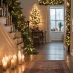 cozy christmas hallway decorations