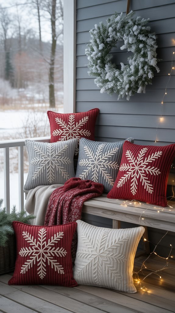 cozy winter porch decor