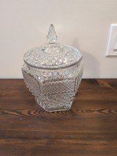 Crystal Cookie Jar Vintage