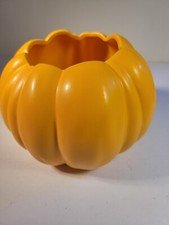 Decorative Orange Ceramic Pumpkin Halloween Spooky