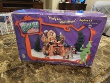 DEPT 56 HOW The GRINCH STOLE CHRISTMAS CINDY LOU WHO'S HOUSE Explore A New World