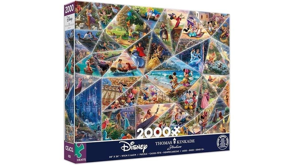 disney themed jigsaw puzzle