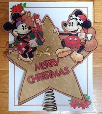 Disney Mickey & Minnie Mouse Merry Christmas - Christmas Tree Topper
