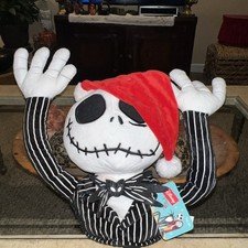 Disney Nightmare Before Christmas Tree Topper Hugger Plush Jack Skellington NEW