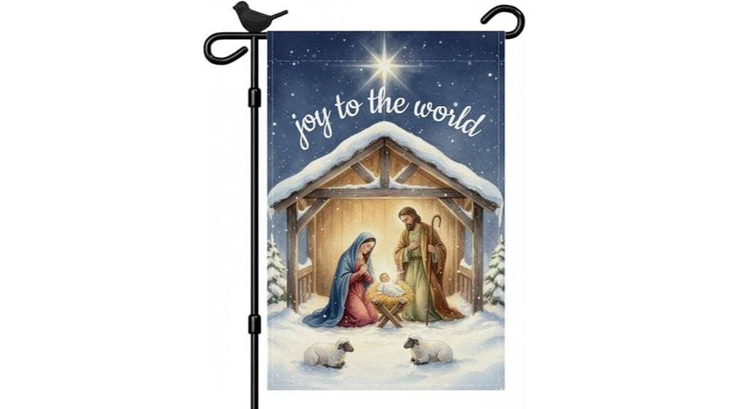 double sided christmas flag