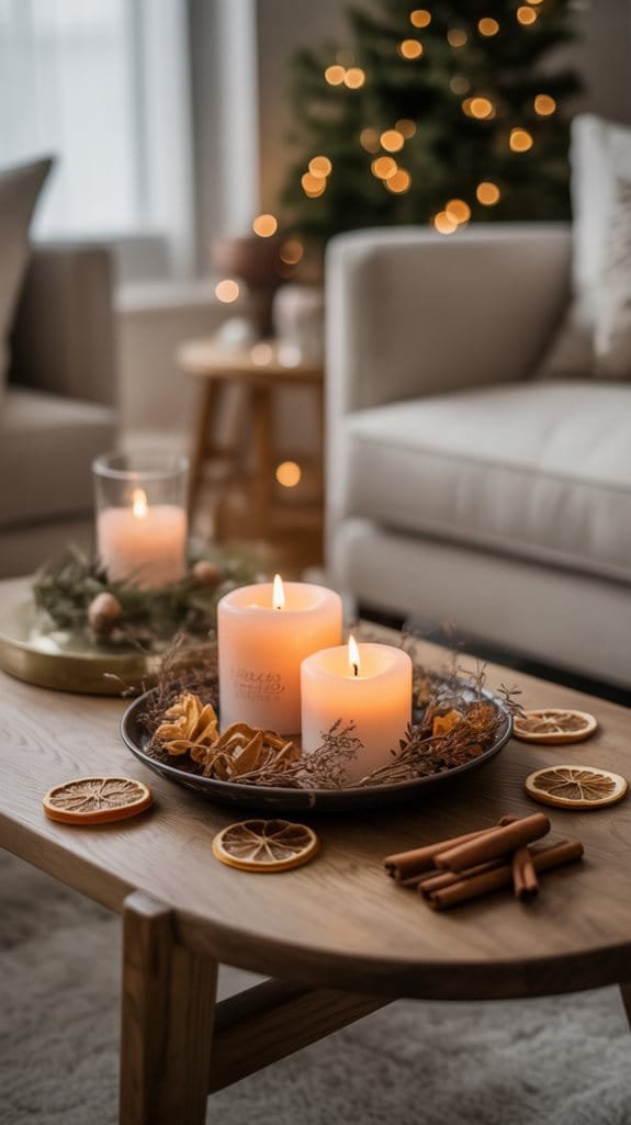 dried citrus and cinnamon