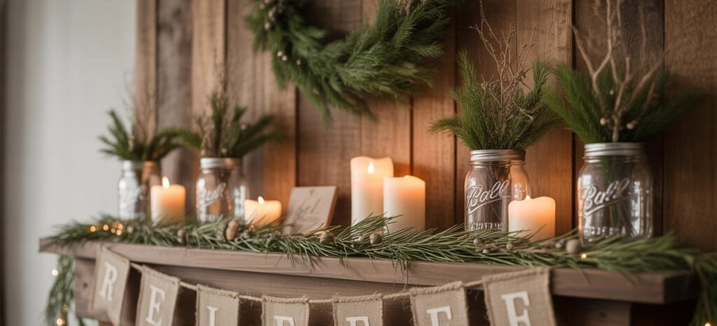 farmhouse style christmas decorations ideas