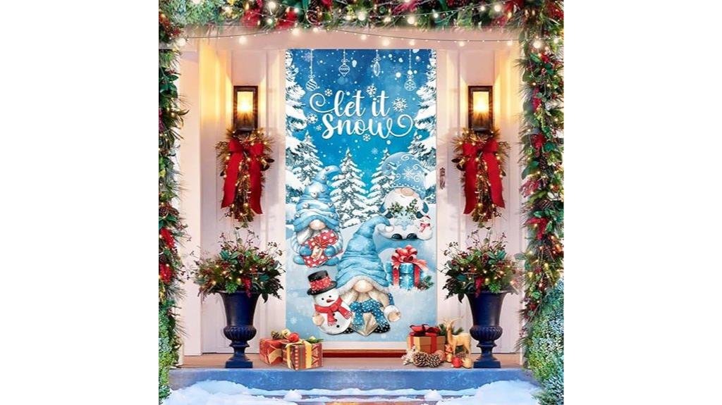 festive holiday door decor