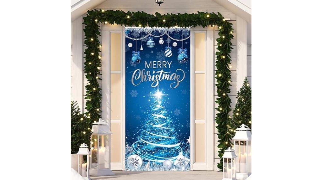 festive holiday door decoration