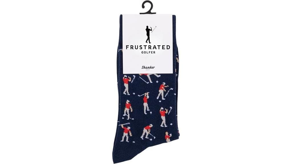 funny golfer socks size 10 13