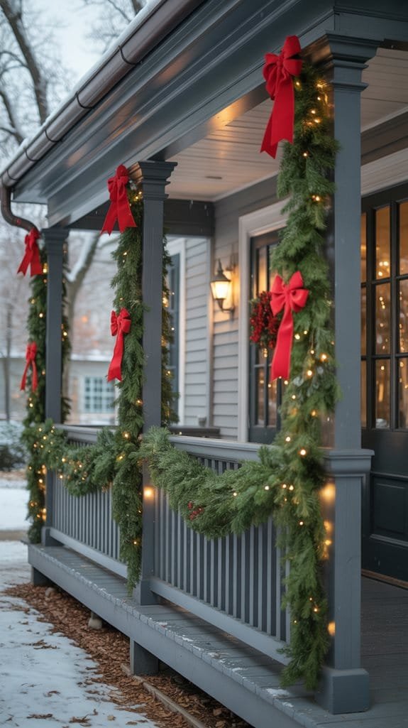 garland decoration for railings