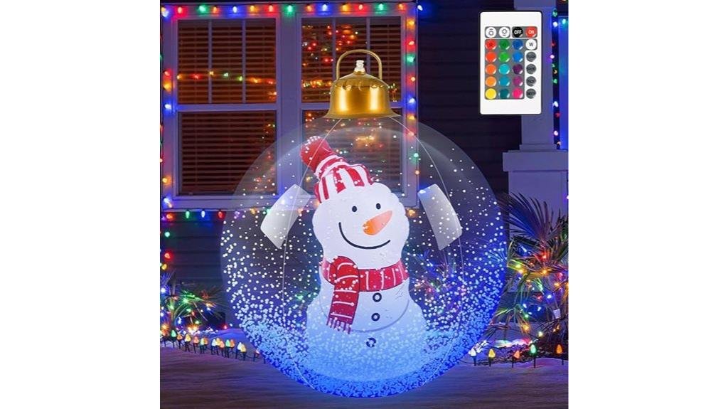giant inflatable christmas snowman