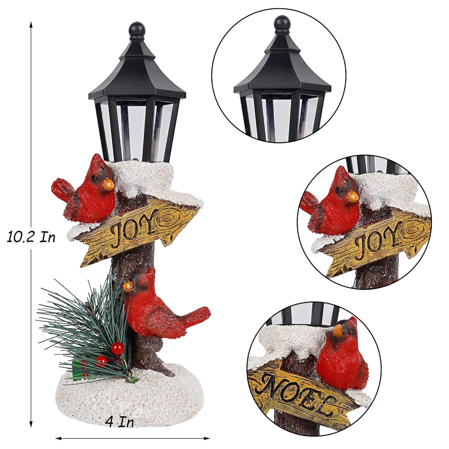 Glintoper 2 Pack Christmas Table Decorations