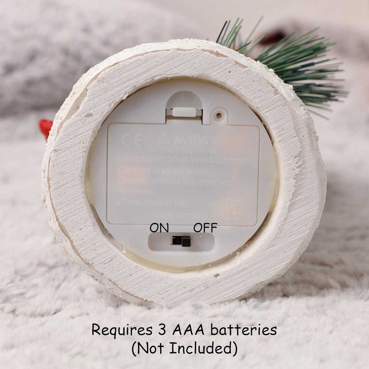 Glintoper 2 Pack Christmas Table Decorations