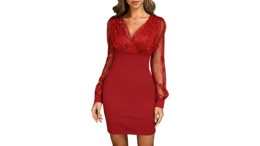 glittery women s party dress