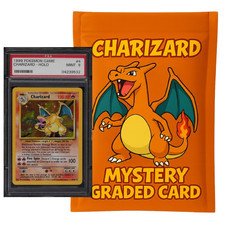 GRADED CHARIZARD POKEMON CARD GREAT GIFT! AUTHENTIC GRADED POKEMON CARDS!