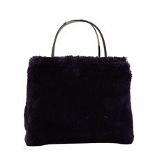GUCCI Dark Brown Fur Handbag
