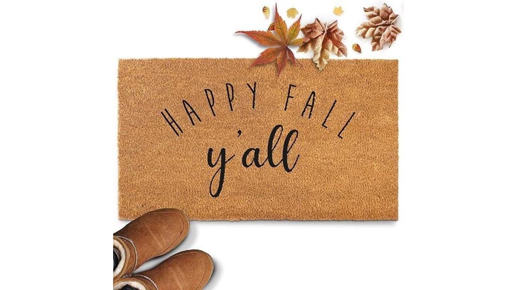 happy fall doormat design