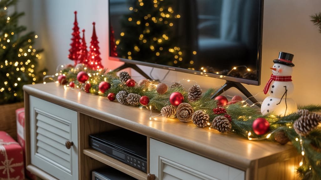 holiday decor for tv