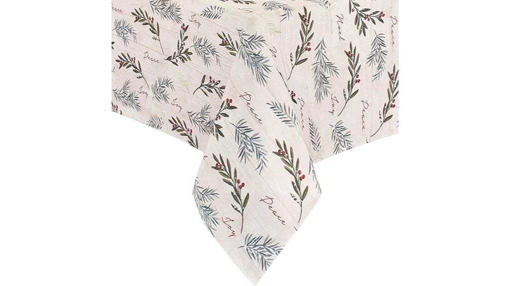 holiday tablecloth oblong design