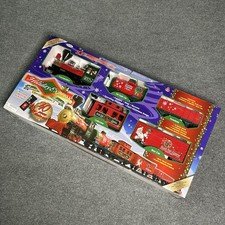 Holiday Express Christmas Train Set Toy Vintage 40 Piece Lights And Music Remote
