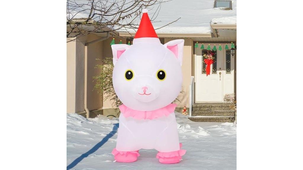 inflatable christmas cat decoration
