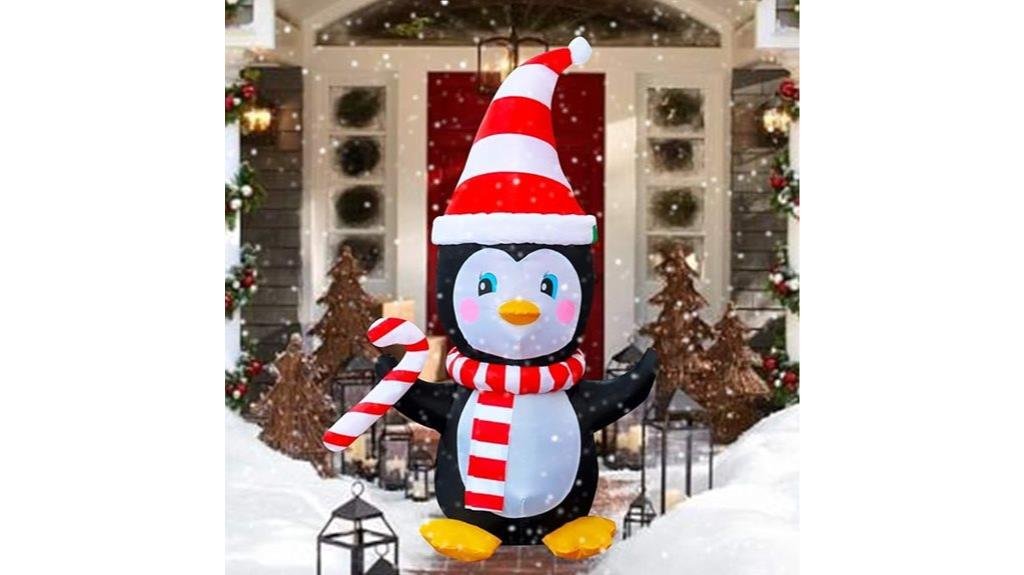 inflatable christmas penguin decoration