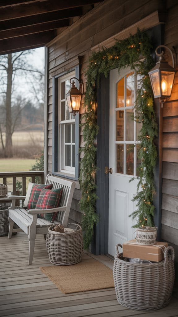 inviting holiday entryway d cor