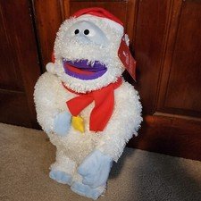 Large Abominable Snowman Holiday Christmas Porch Greeter Plush Free Shipping