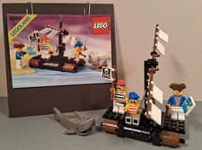 Lego Pirates 6257 Cataway's Raft Set (1989): 100% Complete w/Instructions