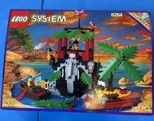 Lego Pirates Islanders, Forbidden Cove Set 6264 Box & Manual 207 Pieces 1994