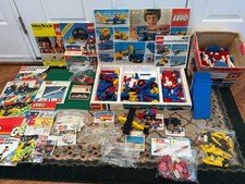 Lego Vintage 70s, 80s 11 Incomplete Sets w/ Instructions, boxes, Literature