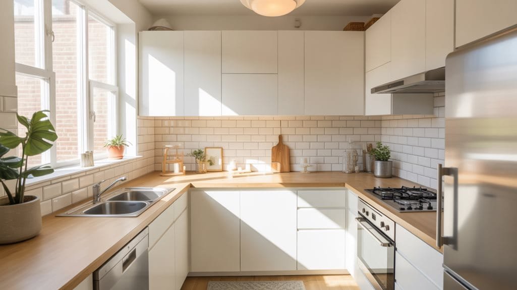 light colors reflective surfaces