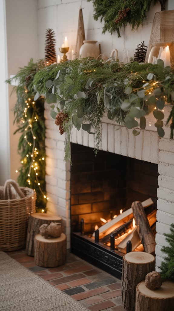 lush foliage enhances decor